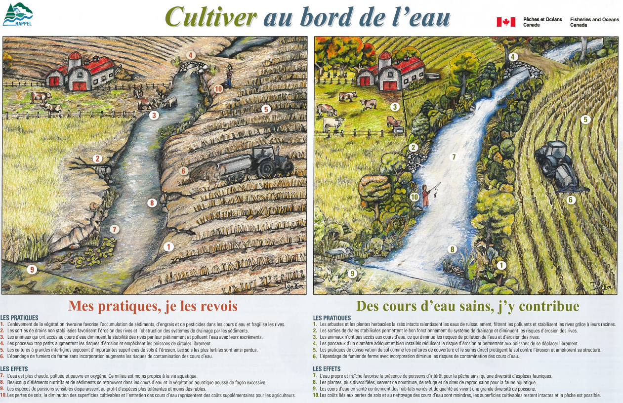 Affiche Cultiver au bord de l'eau - RAPPEL