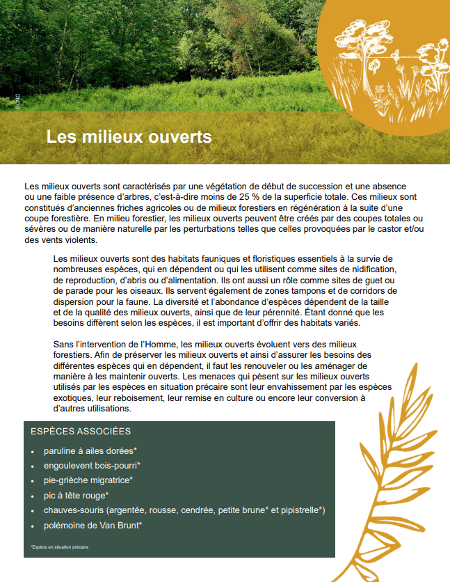 Fiche milieux ouverts - CNC - FPFQ